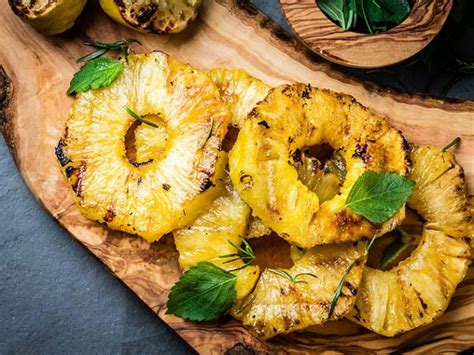 Gegrillte Ananas Lowcarbrezepte Org