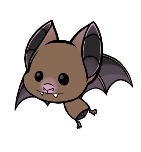 A Cartoon Bat Flying Through The Air