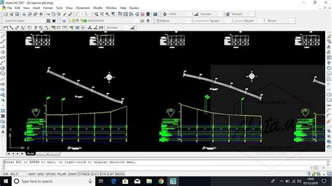 Cara Membuat Potongan Di Autocad Building Section In Autocad YouTube