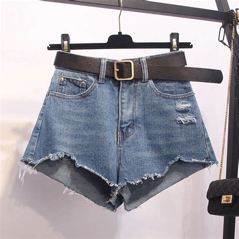 5xl Plus Big Size Denim Jeans Shorts Women Summer Style 2018 Feminina