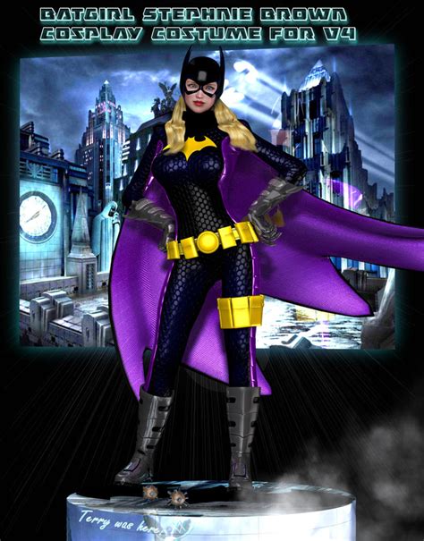 Batgirl 2nd Skin Textures For V4 By Hiram67 On Deviantart