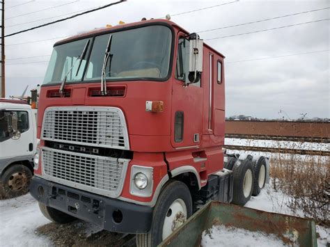 Ford Cl Cabover Sleeper Semi Truck Vintage Hauler Trucks