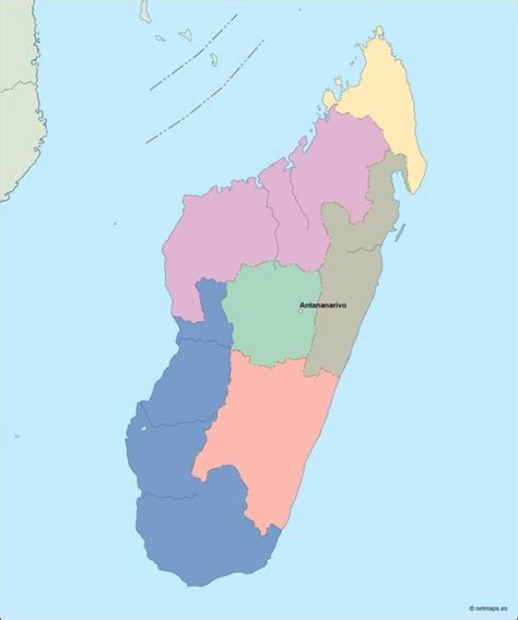 Madagascar Vector Map Digital Digital Maps Netmaps Uk