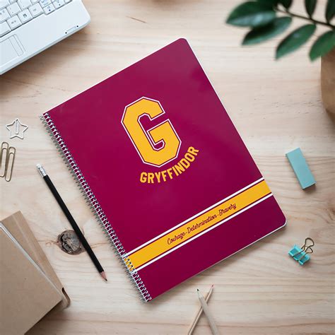 Harry Potter Cahier Spirale Gryffondor A Elbenwald