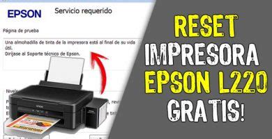 Reset Epson L L Gratis Soluci N Almohadillas