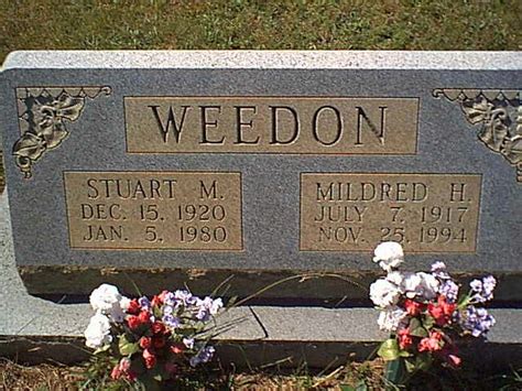 Stuart Maupin Weedon 1920 1980 Find A Grave Memorial