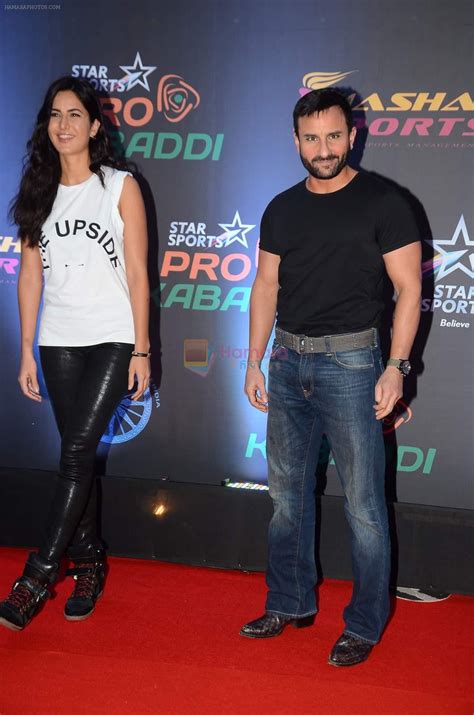 Katrina Kaif Saif Ali Khan At Pro Kabaddi Finals In Nsci On Rd Aug