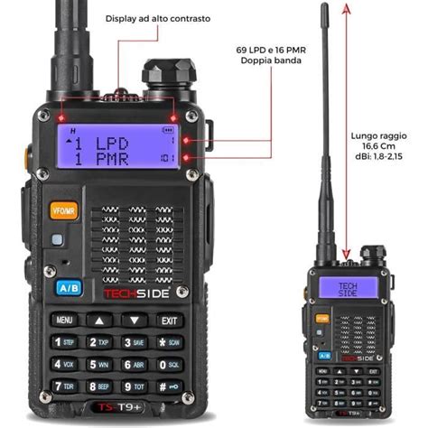 Mod Puissant W Tri Power Ts T Radio Bi Bande Vhf Uhf Canaux