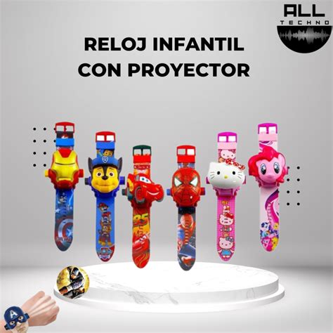 Reloj Infantil Con Proyector De Imagenes All Techno