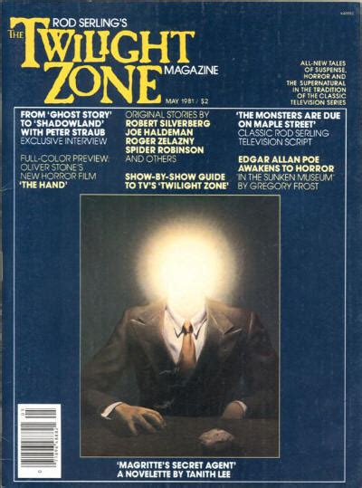 Publication Rod Serlings The Twilight Zone Magazine May 1981