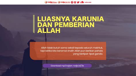 Luasnya Karunia Dan Pemberian Allah Surah Al Baqarah Radio