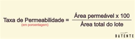 Como Calcular Indices Urbanisticos Taxa Permeabilidade Projeto Batente