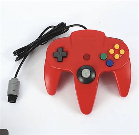 【楽天市場】【新品互換品】 Nintendo64 対応 ニンテンドー64 有線 コントローラー 互換品 任天堂 N64 グレー ブラック