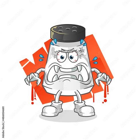 salt shaker monster vector. cartoon character Stock Vector | Adobe Stock