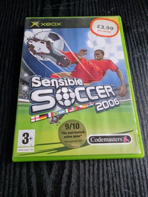 Sensible Soccer Microsoft Original Xbox Pal Warners Retro Corner Ltd