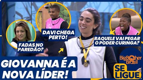 Bbb Giovanna A Nova L Der Davi Se Aproxima Raquel Vai Pegar O