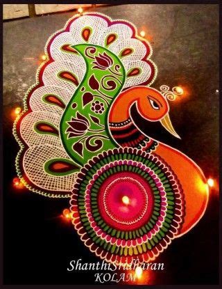 Beautiful And Easy Diwali Rangoli Designs By Shanthi Sridharan