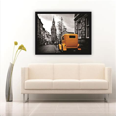 Quadro Decorativo Carros Vintage Retrô Moldura R172 Elo7