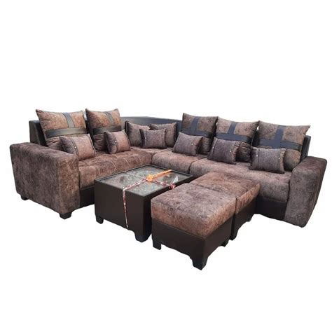 5 Seater Sheesham Wood L Shape Corner Sofa Set At Rs 35000 Wooden