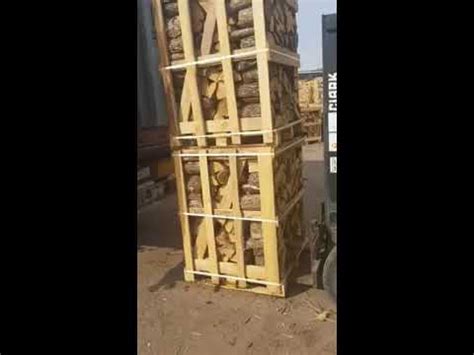 Sea Container Loading With Fire Wood Firewood Beech Ash Oak Limited