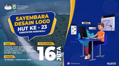 Hadiah 16 Juta Sayembara Desain Logo Hut Ke 23 Kabupaten Morowali