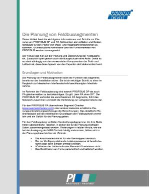 Fillable Online Final Profibus Paper Planung Handout Finaldocx Fax