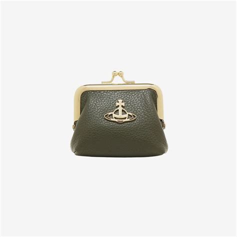 SASOM กระเปา Vivienne Westwood Derby Frame Coin Purse Green เชคราคา