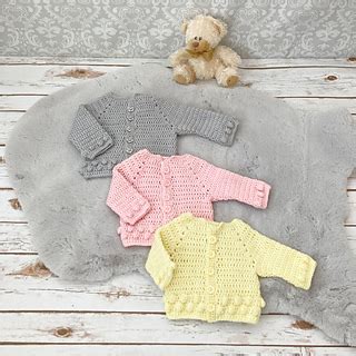 Ravelry Baby Bobble Cardigan Pattern By ShiFio S Patterns