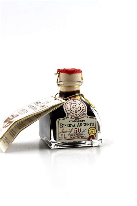 Condimento Balsamico Riserva Argento 50 50ml Acetaia Leonardi