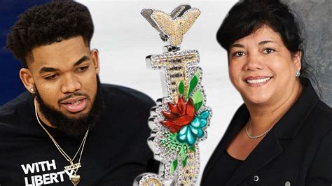 Karl-Anthony Towns Gets $16K Pendant Honoring Mom For 26th Birthday