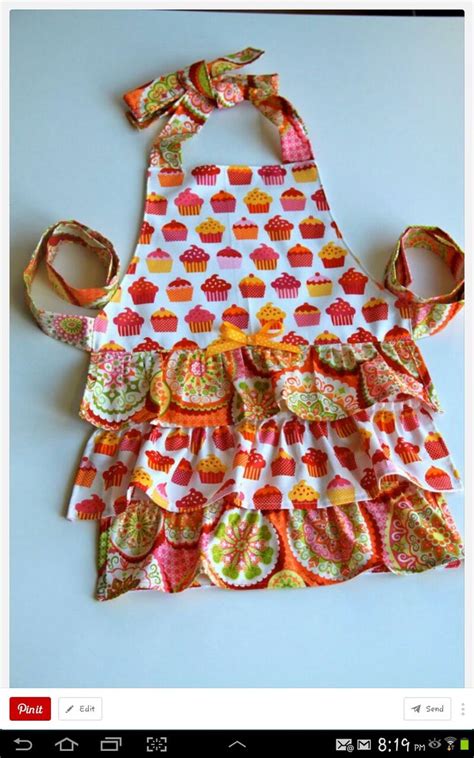 Pin by diane Oconnor on Mae | Child apron pattern, Ruffle apron, Girl apron