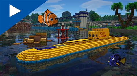 4k Updated Minecraft Finding Nemo Submarine Voyage Imaginefun 2023