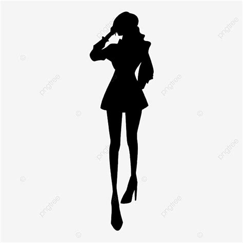 Skirt Silhouette PNG Free, Fashion Beauty Skirt Silhouette, Beauty ...