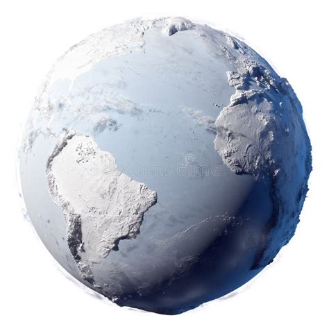 Snow Planet Earth stock illustration. Illustration of africa - 16923472