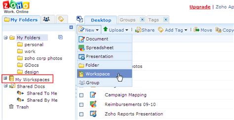 Introducing Workspaces In Zoho Docs Zoho Blog