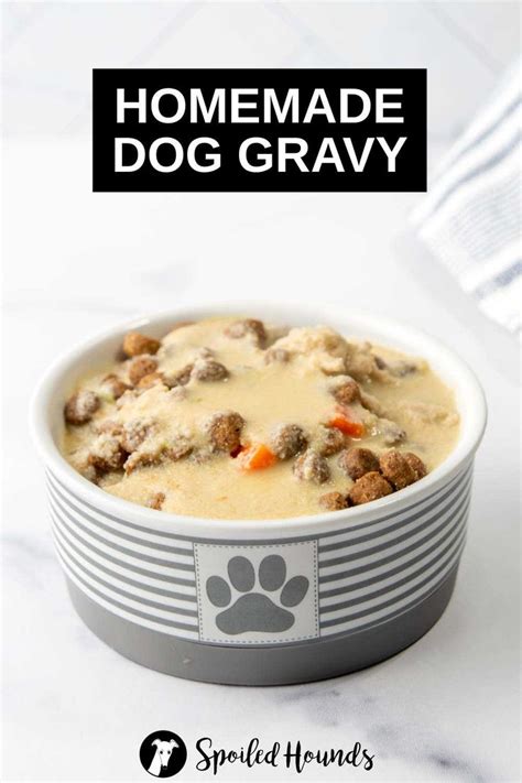 Best Homemade Dog Gravy Recipe - Spoiled Hounds | Recipe | Dog gravy recipe, Healthy dog food ...