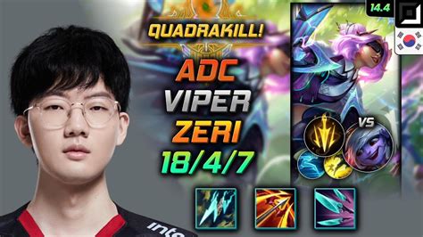 Zeri Adc Build Viper Statikk Shiv Lethal Tempo Lol Kr Challenger