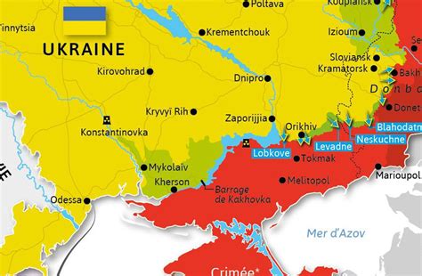 Carte Guerre en Ukraine comment la contre attaque de larmée