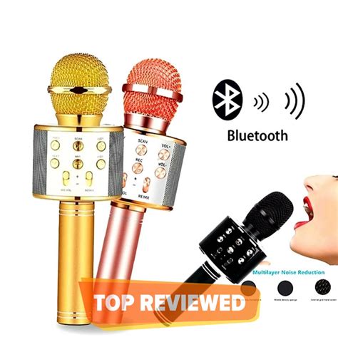 Ws Portable Bluetooth Karaoke Microphone Wireless