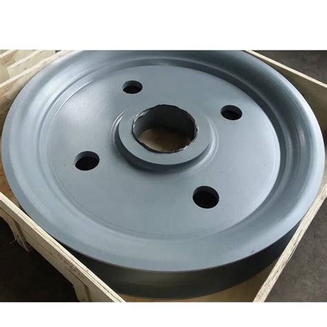 Densen Customized Alloy Steel Super Large Hot Forging Rope Pulley