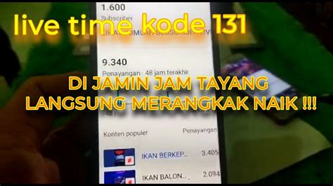 CARA MENGEJAR 4000 JAM TAYANG REAL Podohwong YouTube