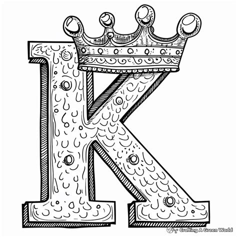 Letter K Coloring Pages Free And Printable