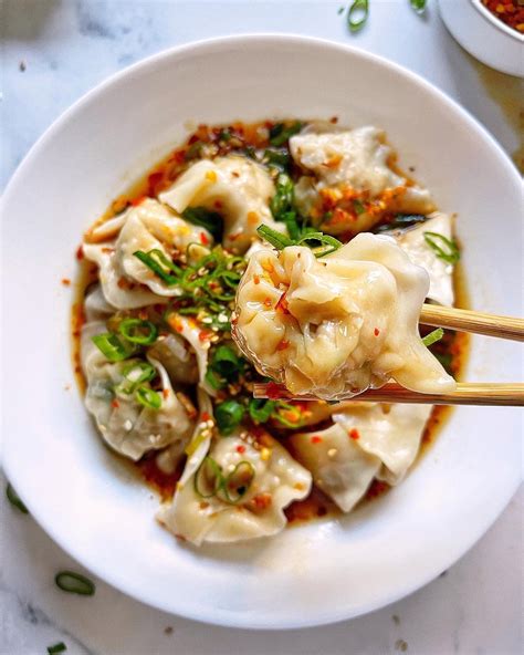 Chicken Wontons Spicy Chicken How To Cook Chicken Wonton Dumplings