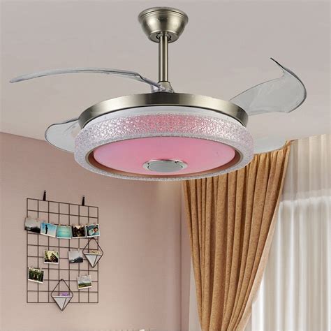 CGE-B6200 42 inch Retractable Ceiling Fan with Lights Remote Control ...