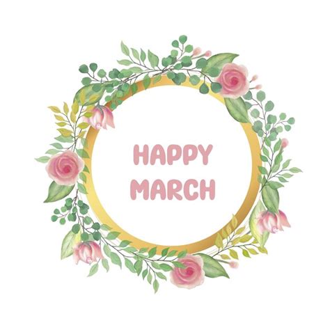 Premium Vector | Happy march