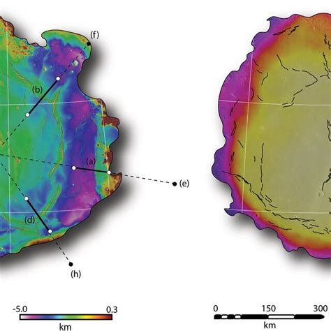 The Topography From The SLDEM2015 Digital Elevation Model A And