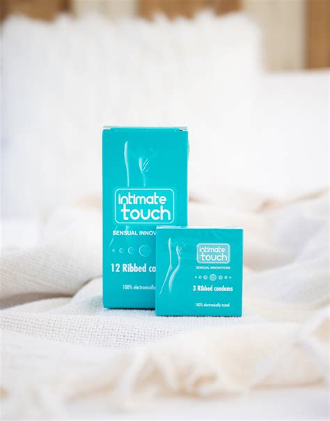 12 Ribbed Flavoured Condoms | Sexual Wellness | Intimate Touch