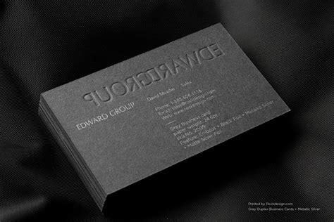 Gray Business Cards