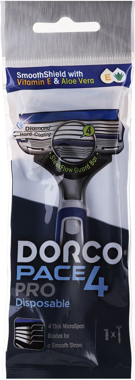 Dorco Pace 4 PRO Disposable Razor With 4 Blades Makeup Uk