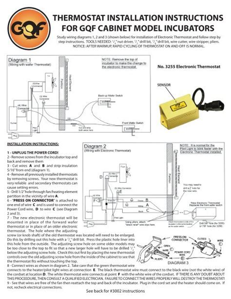 Cabinet Incubator Replacement Parts